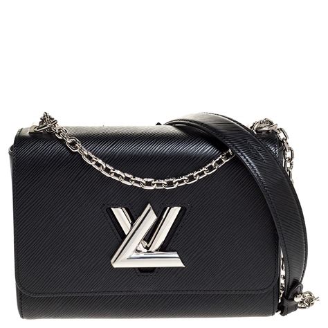 louis vuitton twist bag black|louis vuitton black checkered bag.